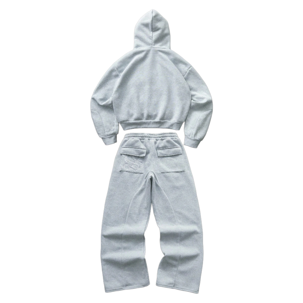 Casual embroidered 2Pcs Hoodie & Pants Set