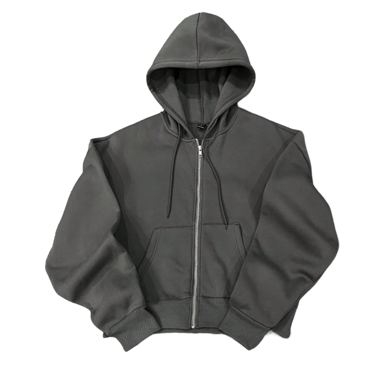 DarkGrey Zipper Hoodie