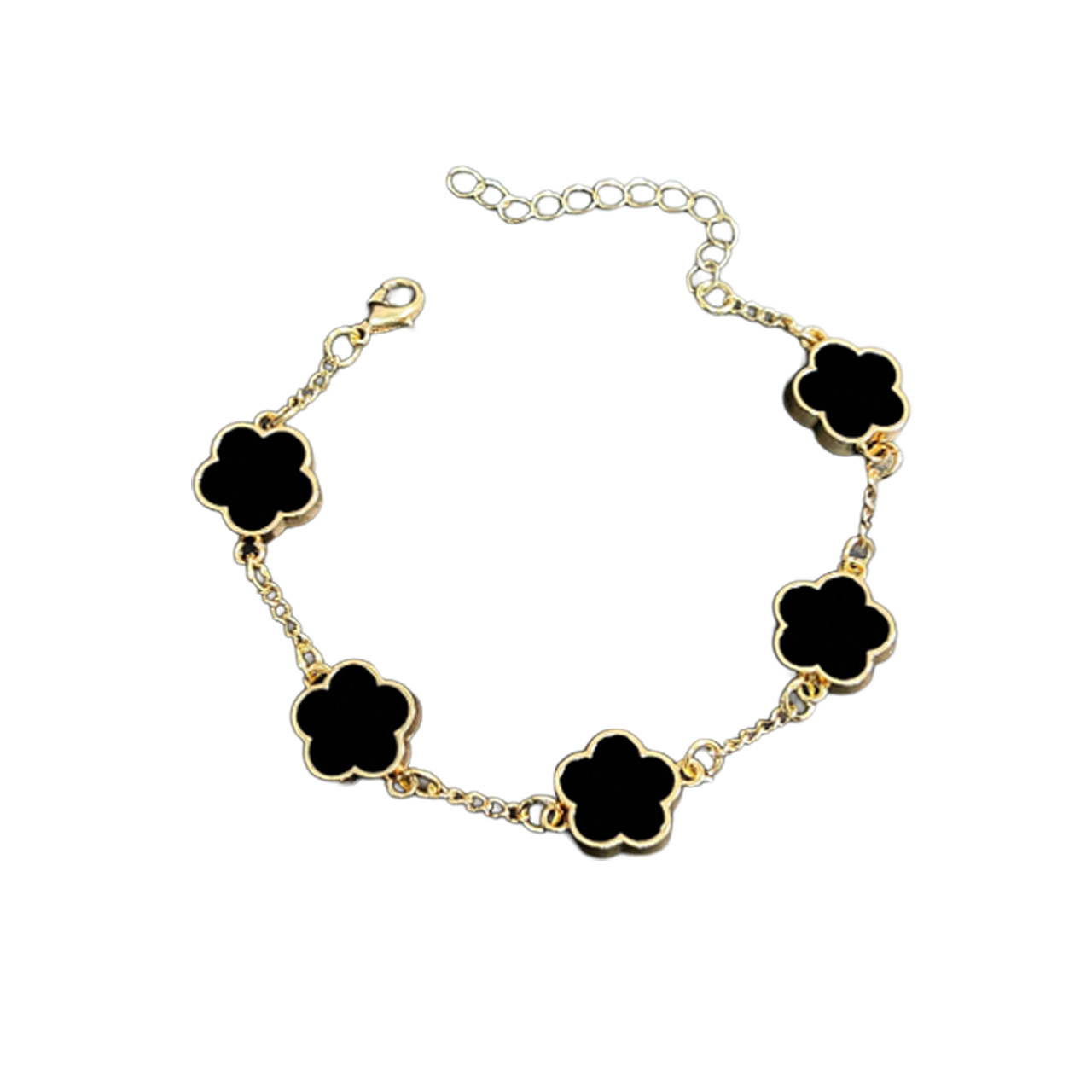 1Pc  Bracelet Lucky 5-Leaf Clover