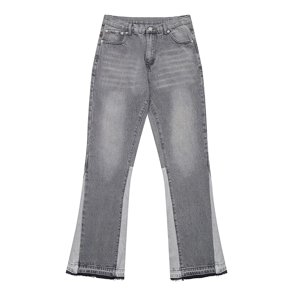 ''FLARED'' DENIM JEANS