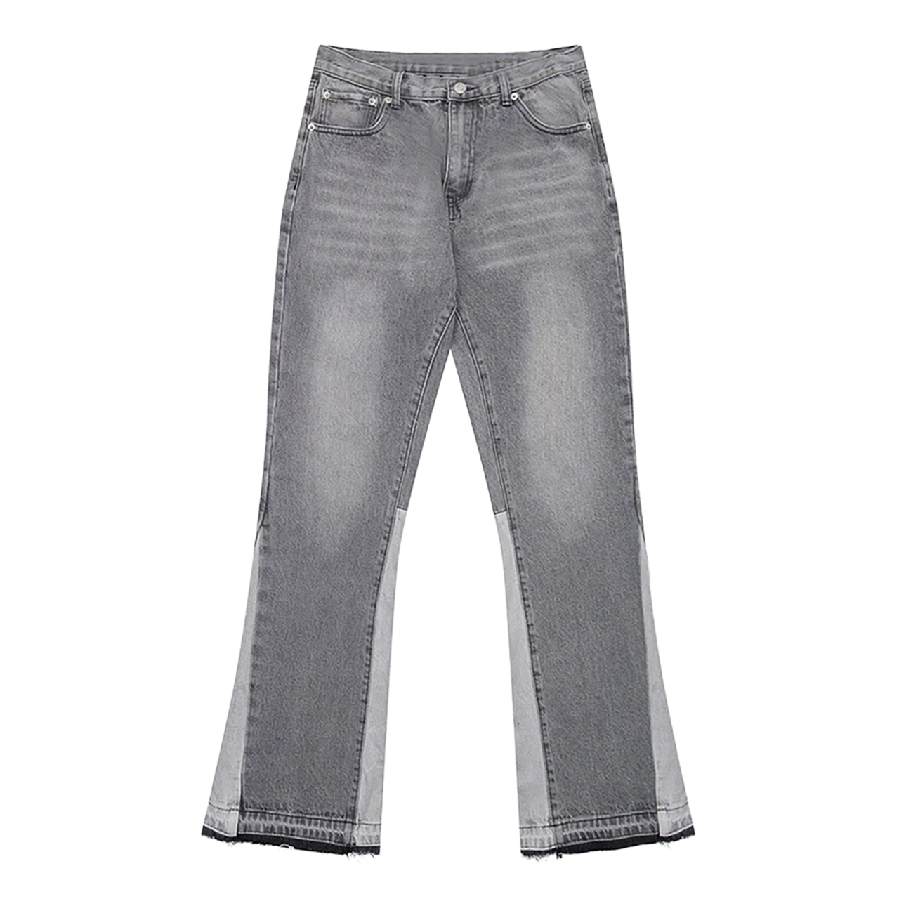 ''FLARED'' DENIM JEANS