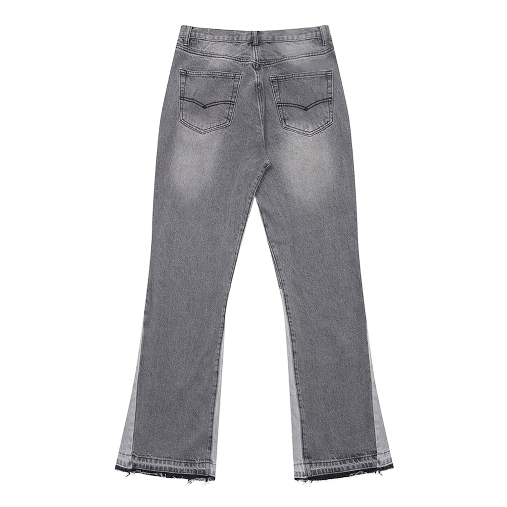 ''FLARED'' DENIM JEANS