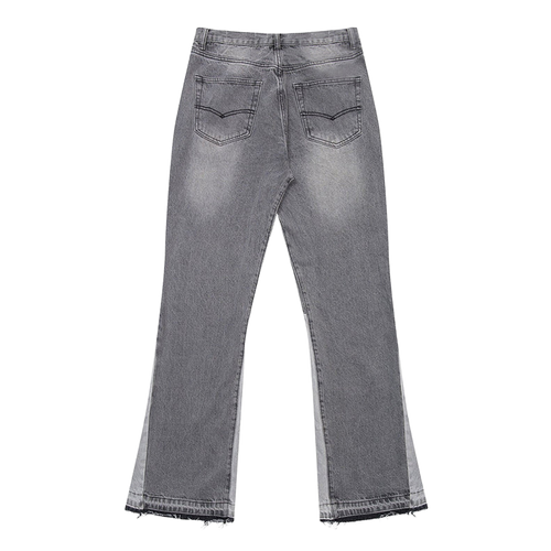 ''FLARED'' DENIM JEANS