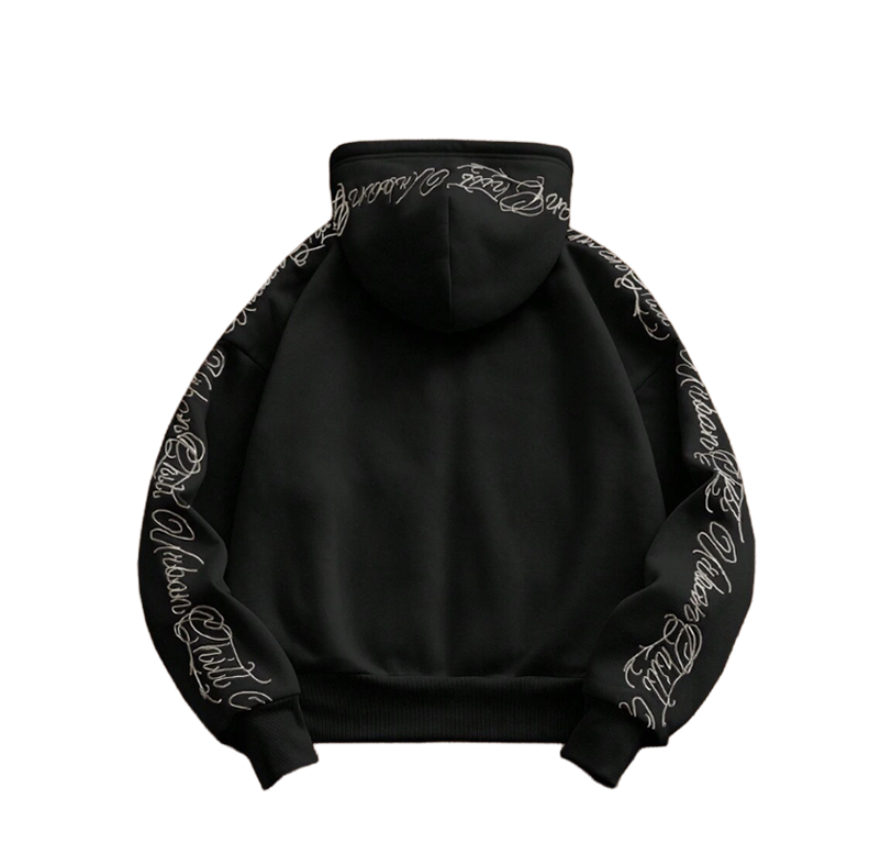 Embroidered Hoodie ''Black''