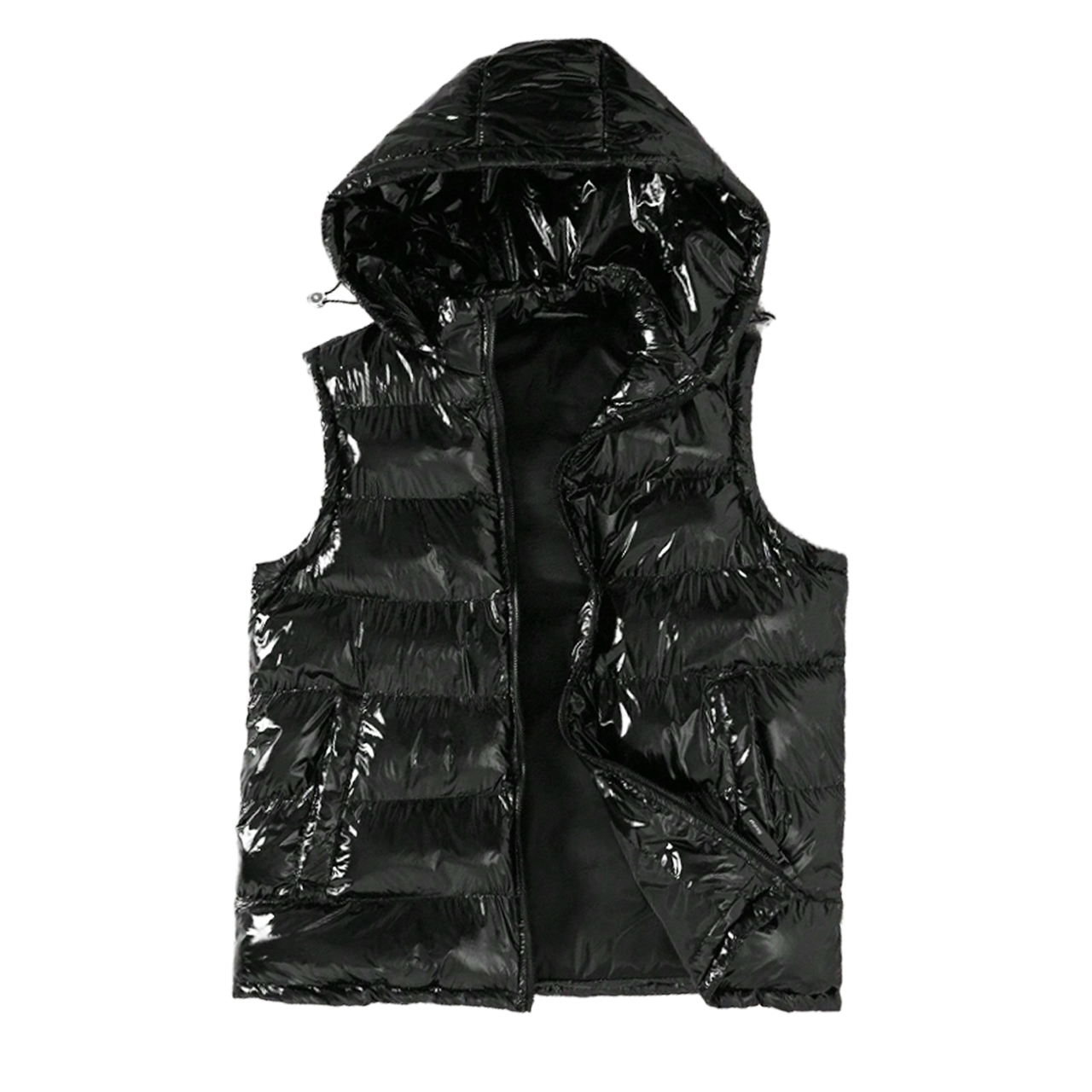 ''V1'' Hooded Puffer Vest